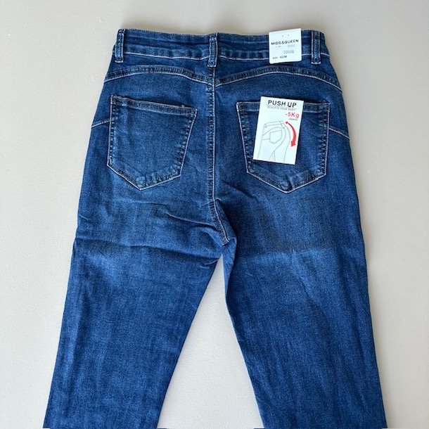 Slim fit jeans just blue stretch str. M - 4xl