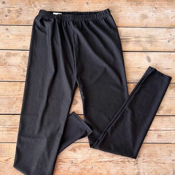 Leggings black shine - str. M-XL