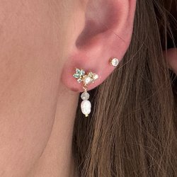 �restikker SINNA PEARL - Forgyldt S�lv