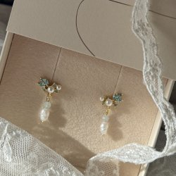 �restikker SINNA PEARL - Forgyldt S�lv