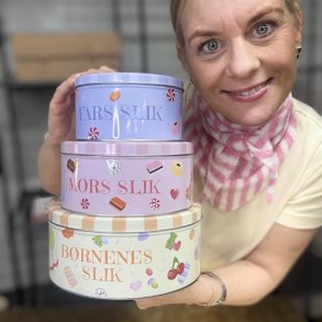 Slik Kaged�se s�t a 3 stk.