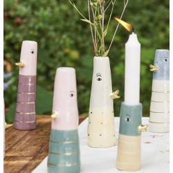 Vase ansigt med nb keramik