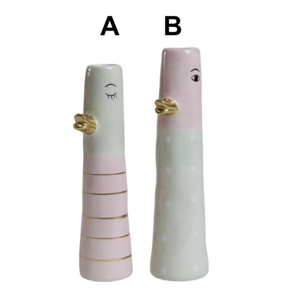 Vase ansigt med nb keramik