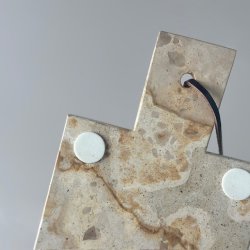 Skrebrt marmor  30 x 15 cm