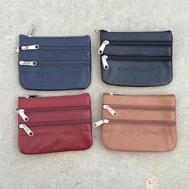 Cow pung med 4 rum skind