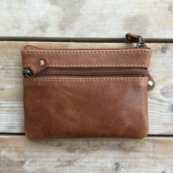  Cow pung m. 4 rum skind raw cognac