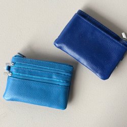 Manhattan pung med hndledrem Skind