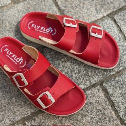  Fly Flot anatomic sandal dame rd skind str 36-41