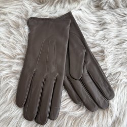 Klassiske skind handsker Fleeceforede lammeskind str 6,5-8