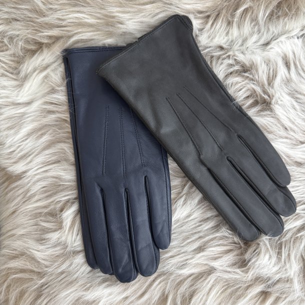 Klassiske skind handsker Fleeceforede lammeskind str 6,5-8