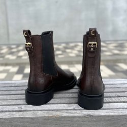 Stvle WHEN WE FEEL IT Brun skind str 36-41