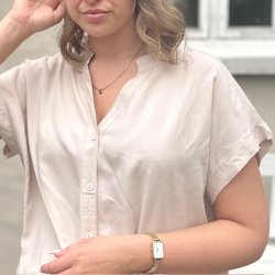 Sommer bluse bomuld str. str. L-3XL