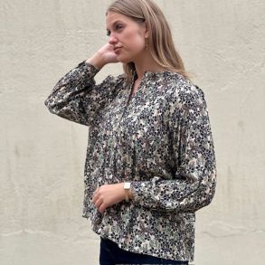 Bluse black rose viskose