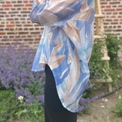 Chiffon skjorte str. L-XXL