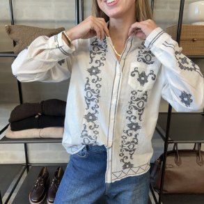 Skjorte Broderi S-XL