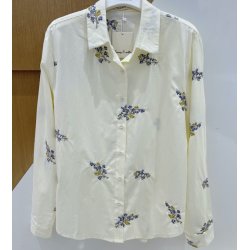 Skjorte DENISE med broderi str. S-XL