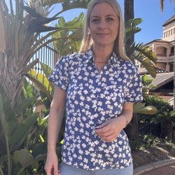 Kort�rmet skjorte Bea viskose str S-XXL