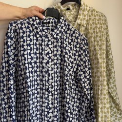 Skjorte Bea Let M�nster viskose XS-XXl