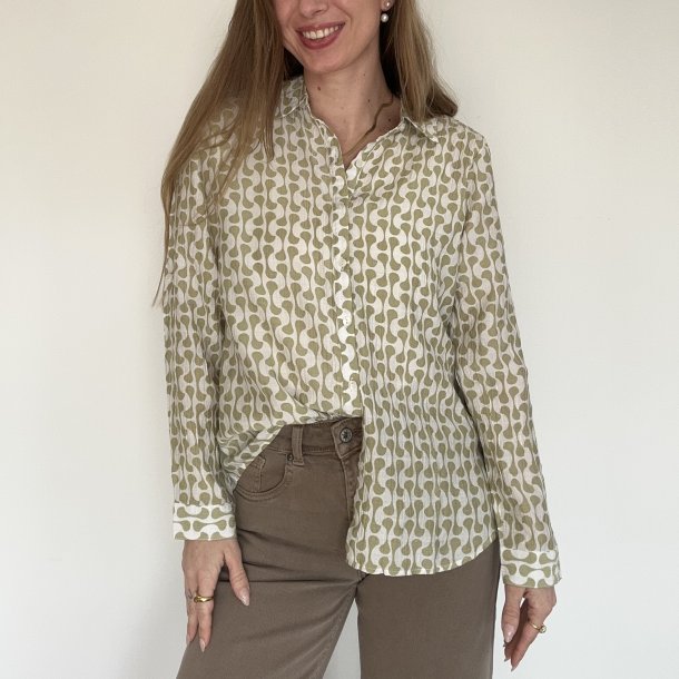 Skjorte Bea Let M�nster viskose XS-XXl