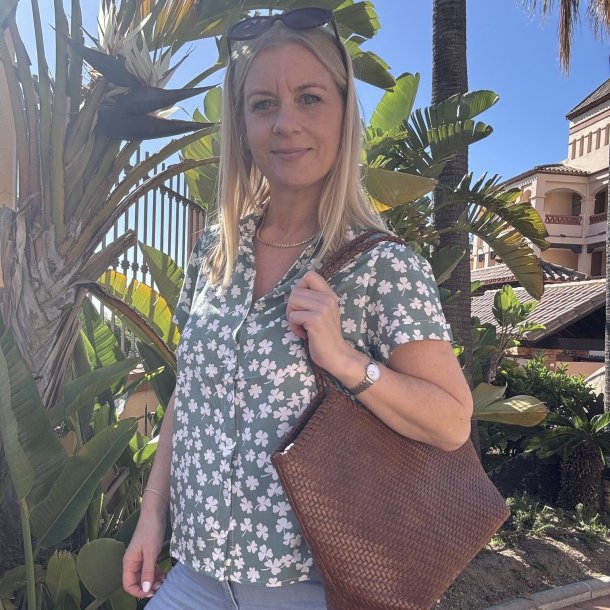 Kort�rmet skjorte Bea viskose str S-XXL
