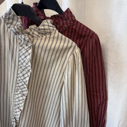 Skjorte med fl�se Vera - str S-L