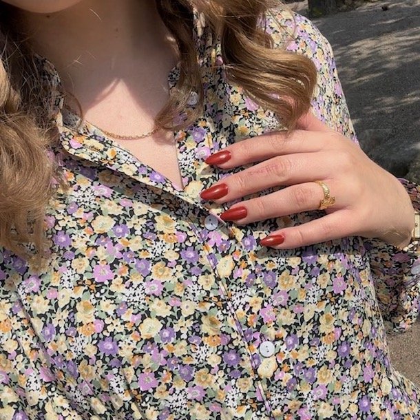 Maxi kjole med Mariah lilac viskose str. S-XL