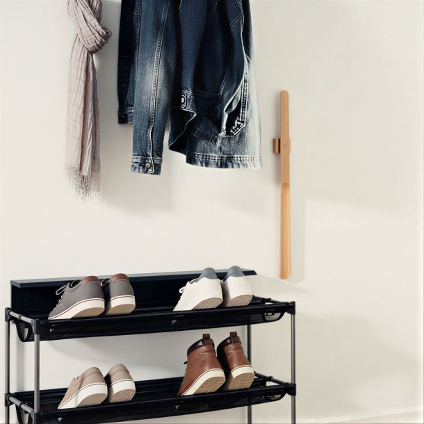 Skohorn lyst tr� - med magnet holder