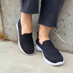 Sneakers I stof sort str. 36-41