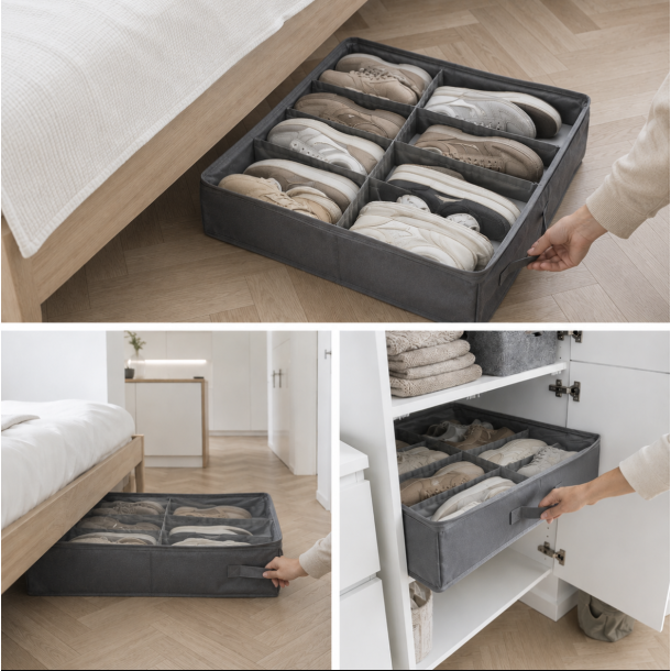Garderobe opbevaring - 2 pak