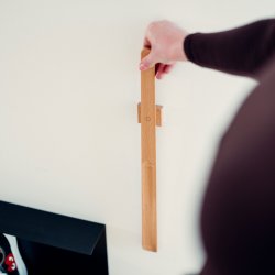 Skohorn lyst tr� - med magnet holder