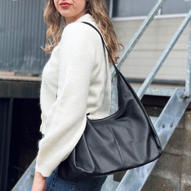 Ragnhild skuldertaske / crossbody Skind