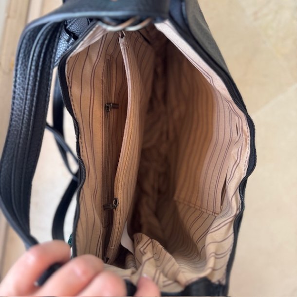 Skuldertaske med crossbody rem