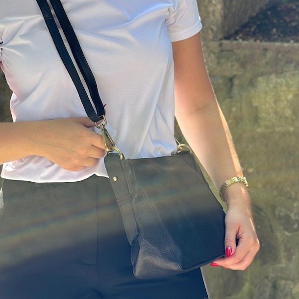 Ronja skulder taske Skind