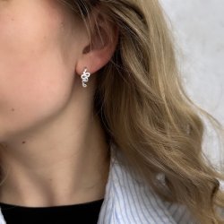 HOOPS SNAKE 15mm Sterling Slv