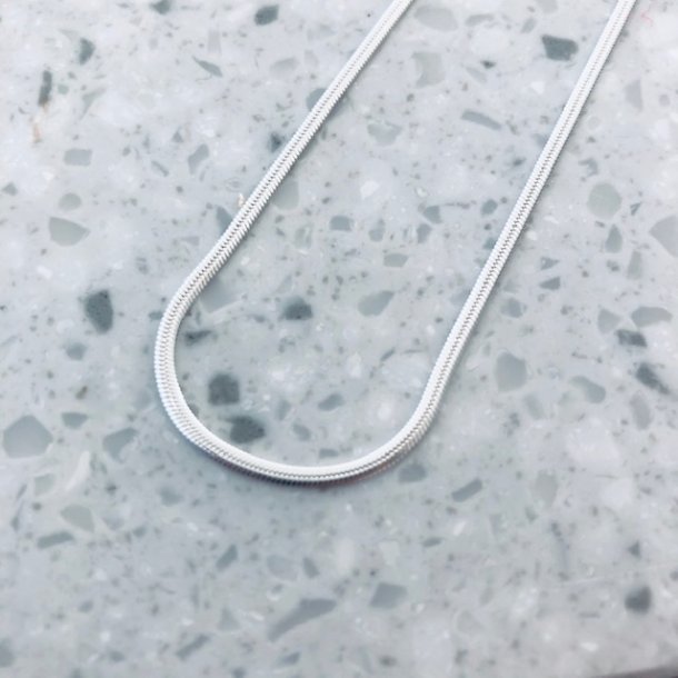 Mexi 45 cm halskde snake slv