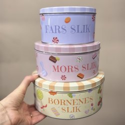 Slik Kaged�se s�t a 3 stk.