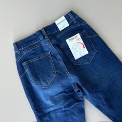 Slim fit jeans dark blue stretch str. M - 4xl