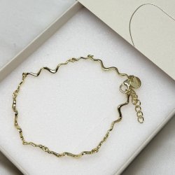 Armbnd SLIM RHUMBA - Forgyldt