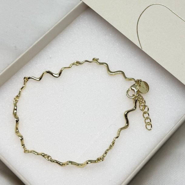 Armbnd SLIM RHUMBA - Forgyldt