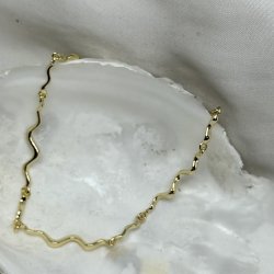 Armbnd SLIM RHUMBA - Forgyldt