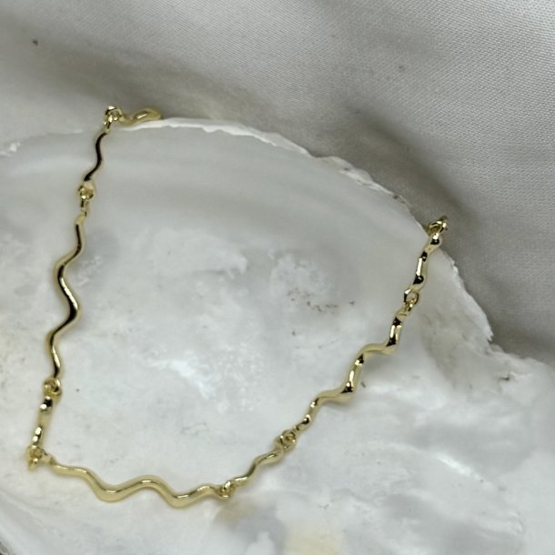 Armbnd SLIM RHUMBA - Forgyldt