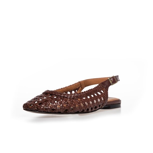 Slingback As the sea brun skind str 36-42