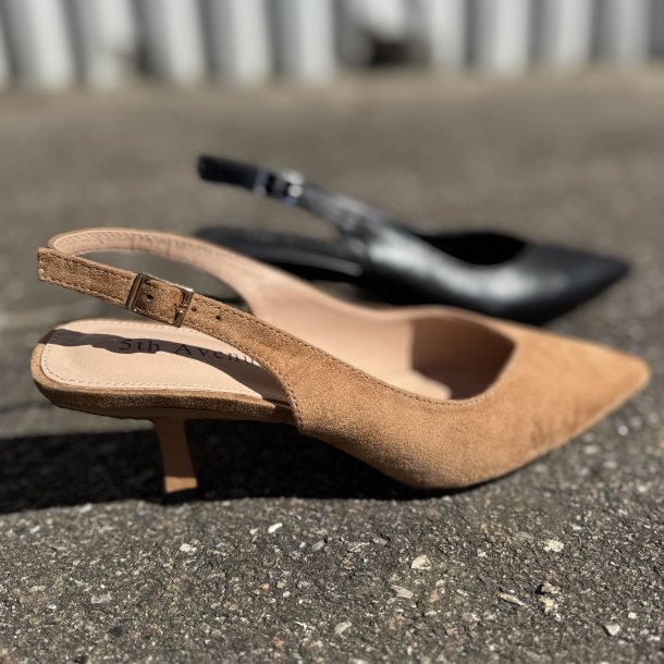 Slingback pump Freja camel Str. 36-41
