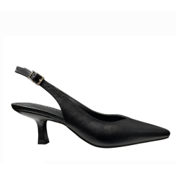Slingback pump Freja sort Str. 36-41