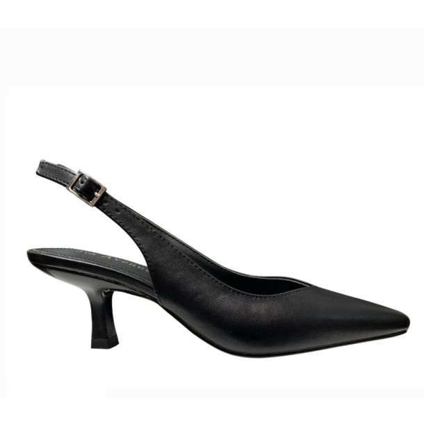 Slingback pump Freja sort Str. 36-41
