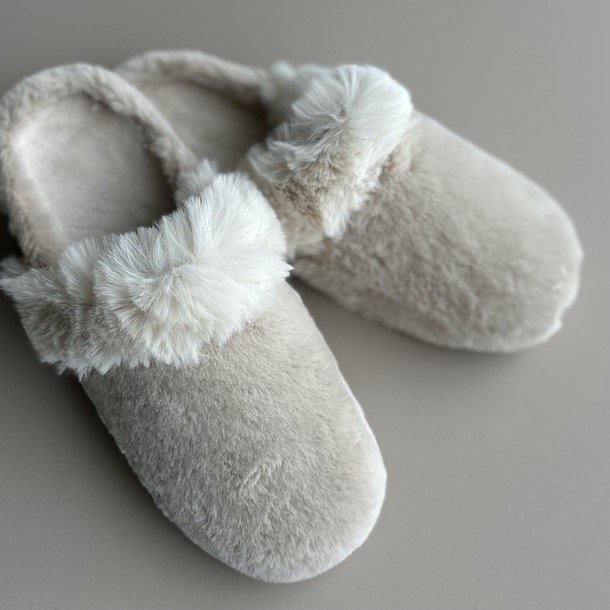 Hjemmesko on my mind beige str 36-41