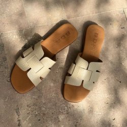 Sandal chic beige skind str. 36-41
