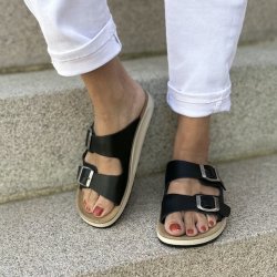 Fly Flot anatomic sandal dame sort 36-41