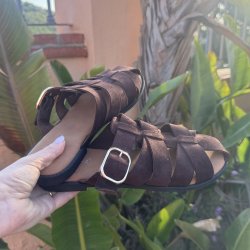 Slip on Marlu sandal brun - str. 36-41