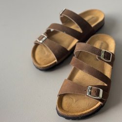 Sandal Amelia Nature VISON - skind str 38
